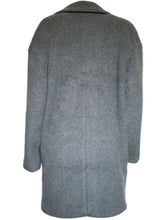 Load image into Gallery viewer, Manteau Vegan Oversize Gris