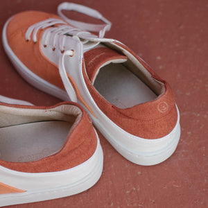 basket femme vegan cactus terracotta, packshot vue arrière