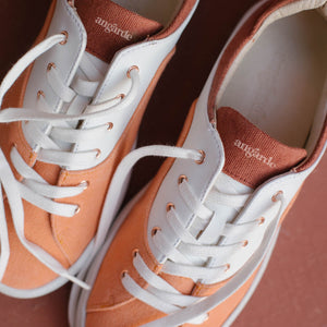 basket femme vegan cactus terracotta, packshot vue détail