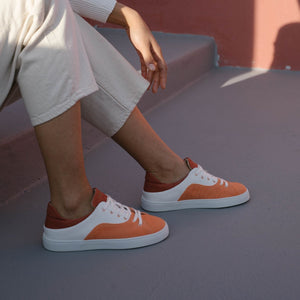 basket femme vegan cactus terracotta, vue portée