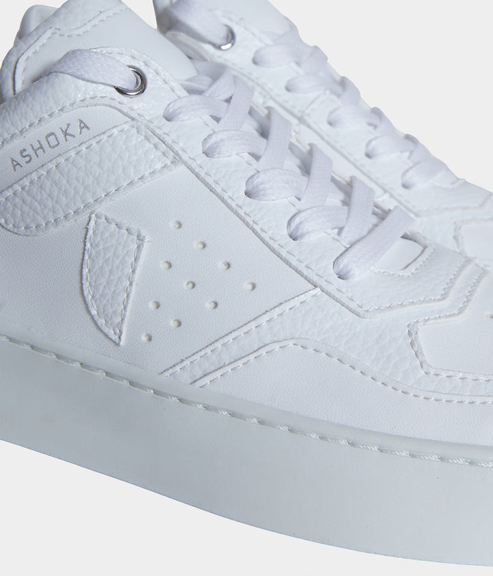 Sneaker Matéo basse biosourcée &amp; recyclée blanche - Tennis éthique, écoresponsable et vegan