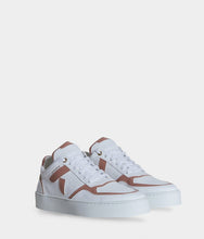 Charger l'image dans la galerie, Sneaker Matéo basse biosourcée &amp; recyclée nude 3/4 face  - Tennis éthique, écoresponsable et vegan