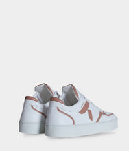 Charger l'image dans la galerie, Sneaker Matéo basse biosourcée &amp; recyclée nude 3/4- Tennis éthique, écoresponsable et vegan