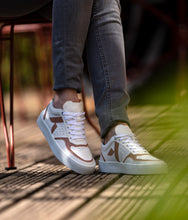 Charger l'image dans la galerie, Sneaker Matéo basse biosourcée &amp; recyclée nude - Tennis éthique, écoresponsable et vegan