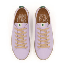 Laden Sie das Bild in den Galerie-Viewer, baskets vegan en toile mauve