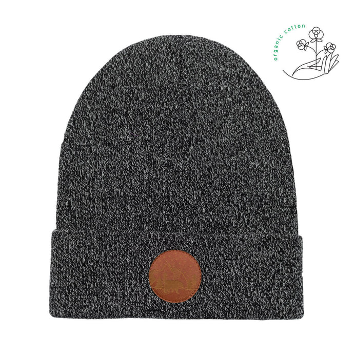 bonnet gris chiné en coton bio