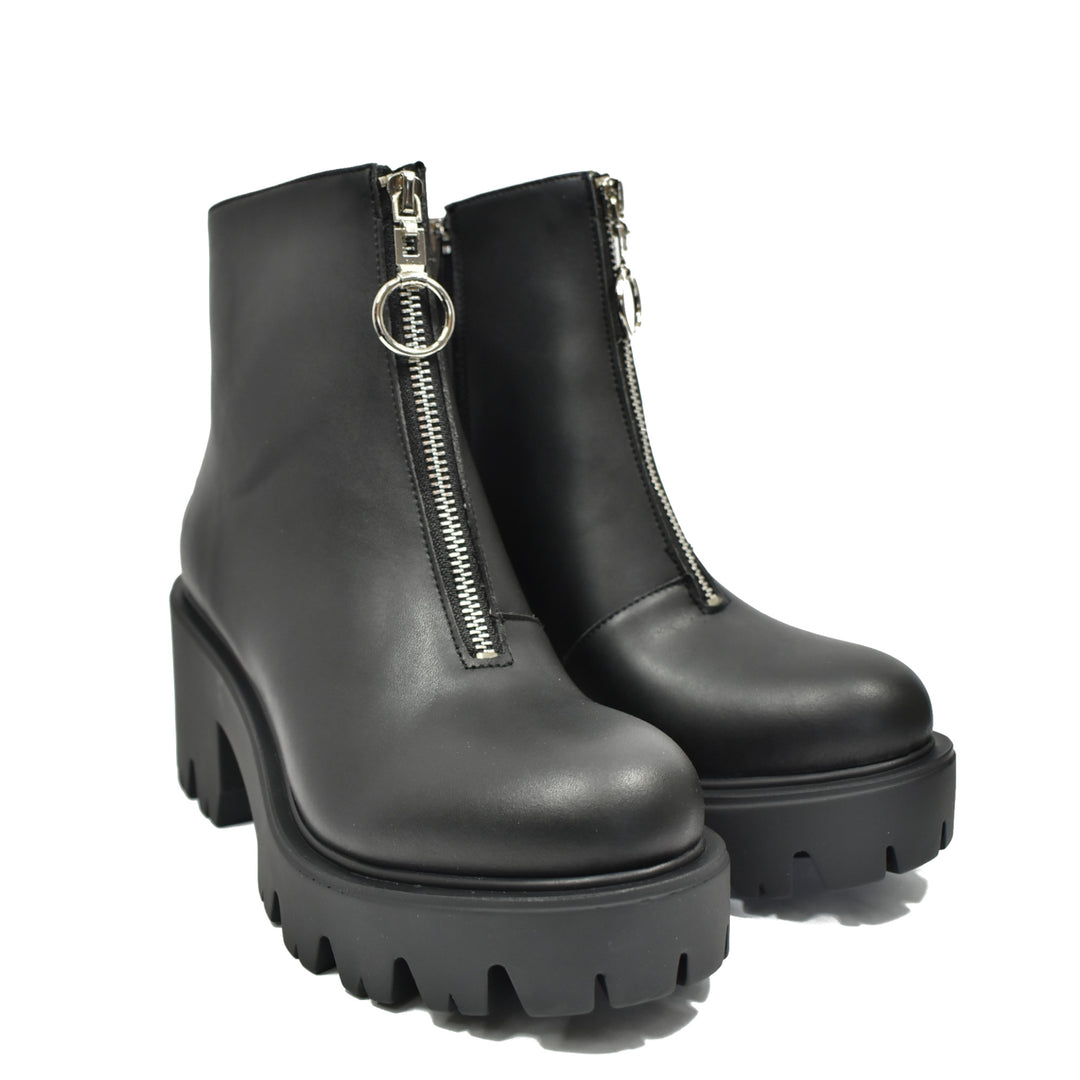 bottines plateform zip