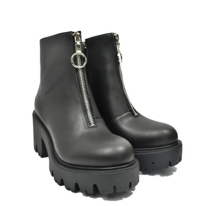 bottines plateform zip
