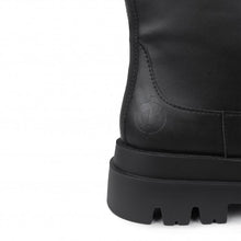 Load image into Gallery viewer, bottines noire vegan chunky
