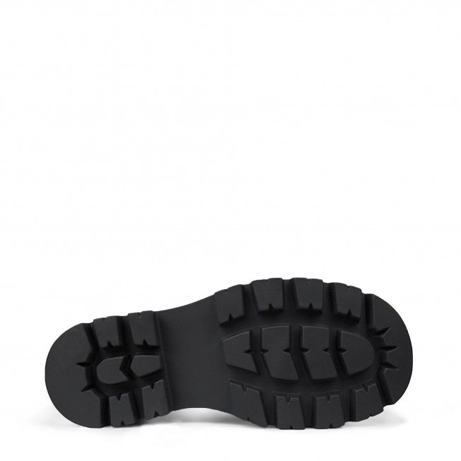 bottines noire vegan chunky