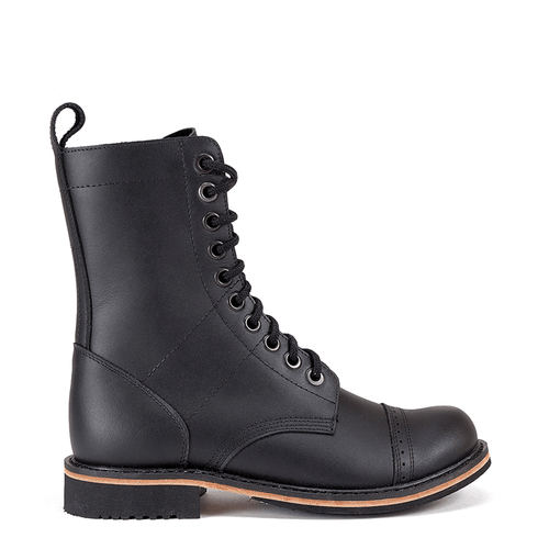 bottines montantes à lacet