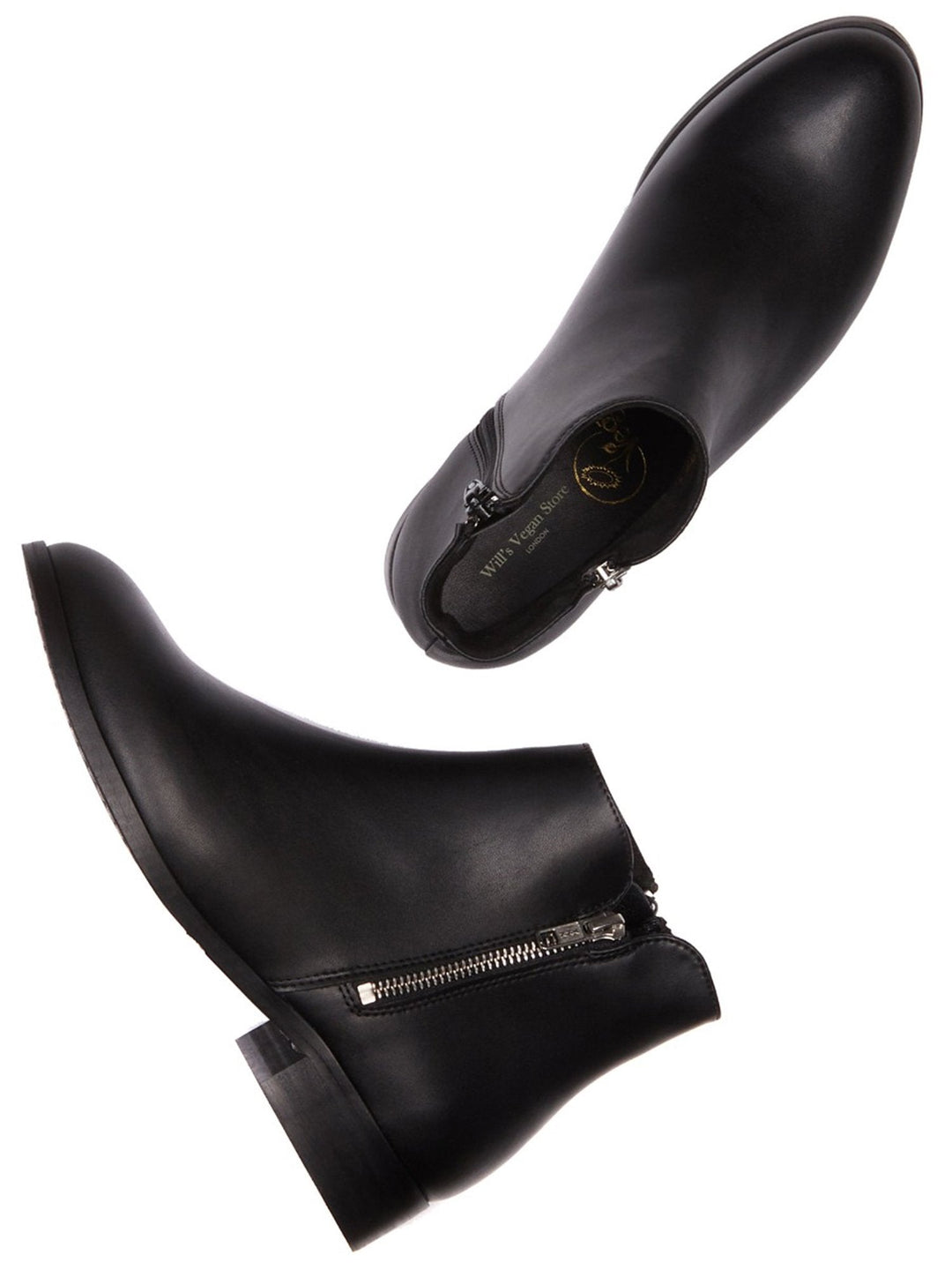 bottines vegan noire basses | Will&