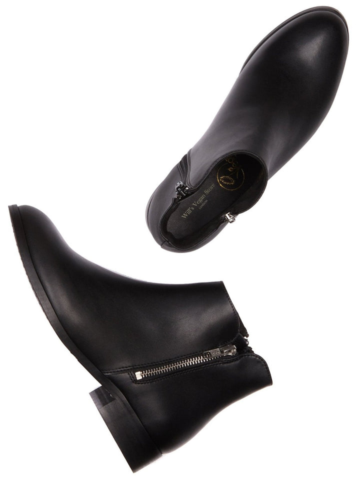 bottines vegan noire basses | Will&