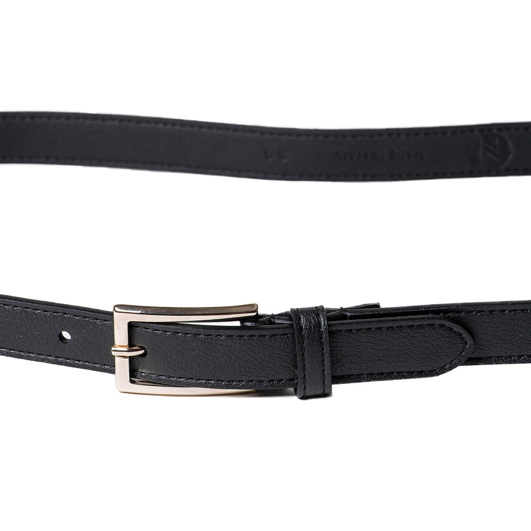 ceinture vegan noire