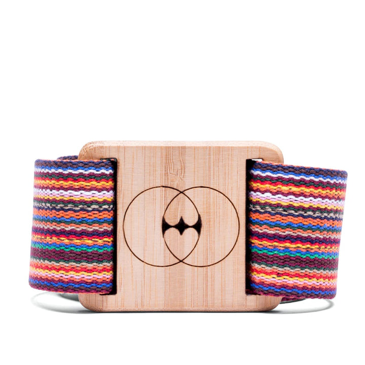 ceinture multicolore en coton recyclé
