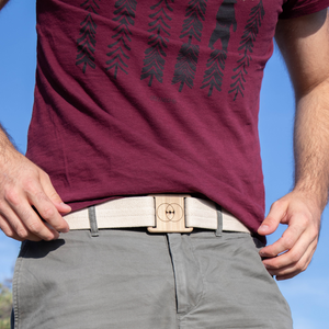 ceinture vegan en coton recyclé