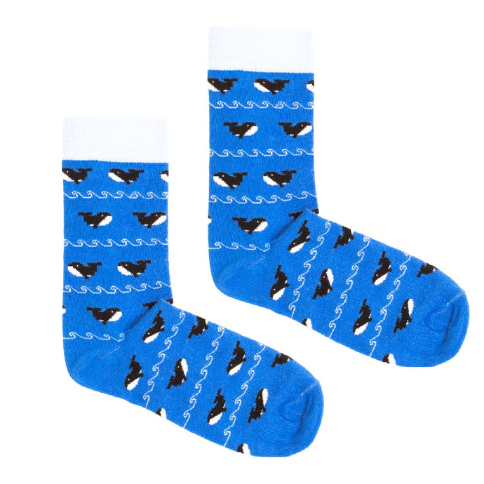 chaussettes originales à motifs baleine