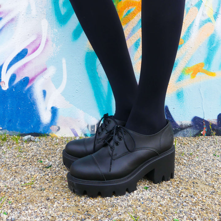 chaussure vegan à plate-forme