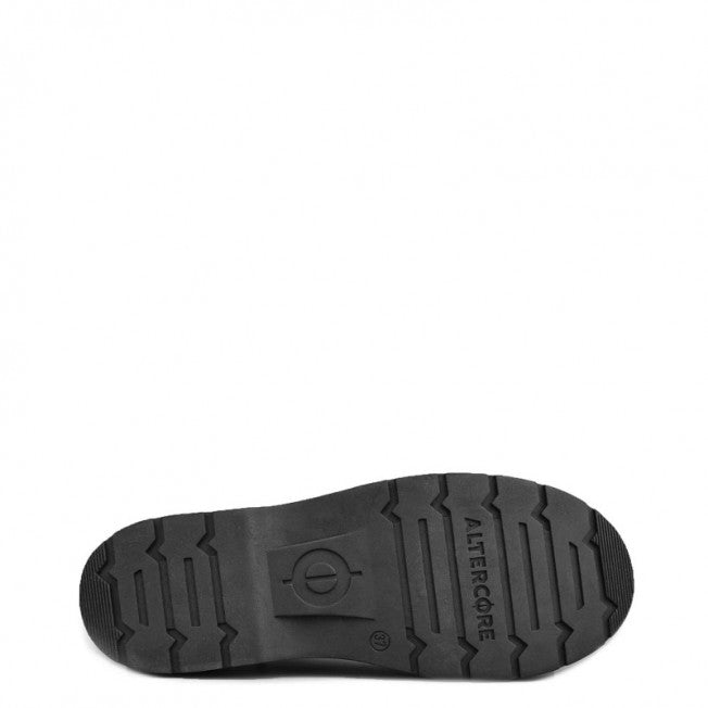 chaussures à plateforme noires vernies femme