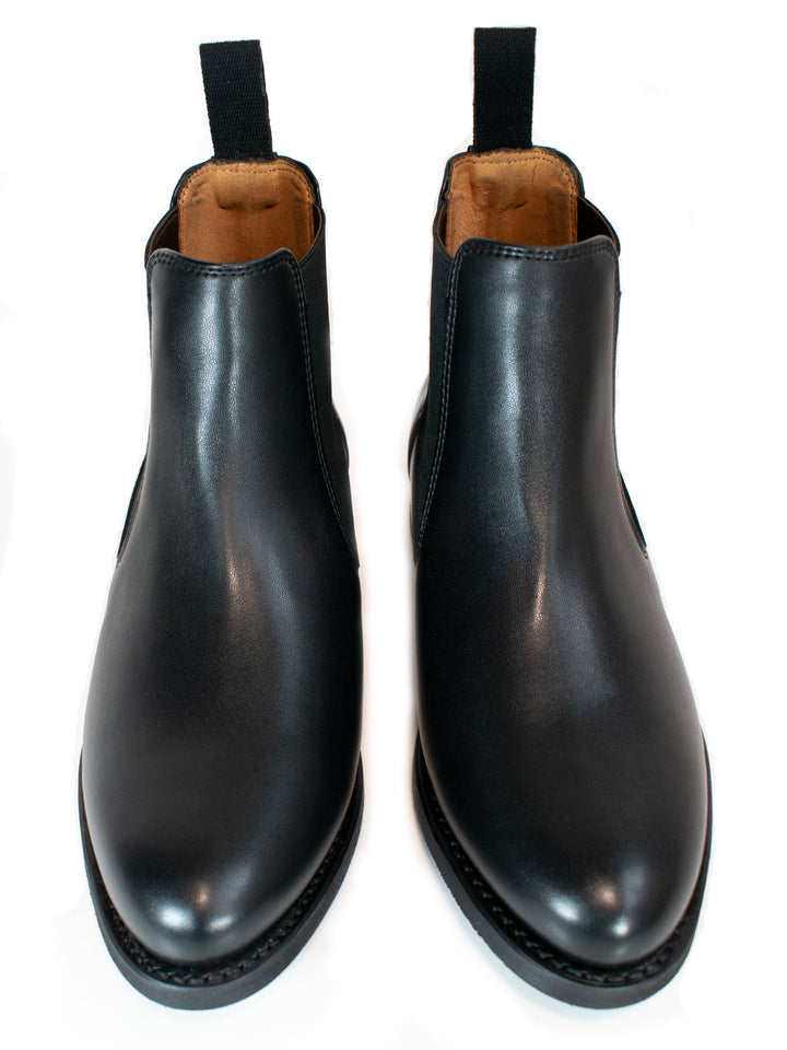 Chelsea boots vegan noirs 