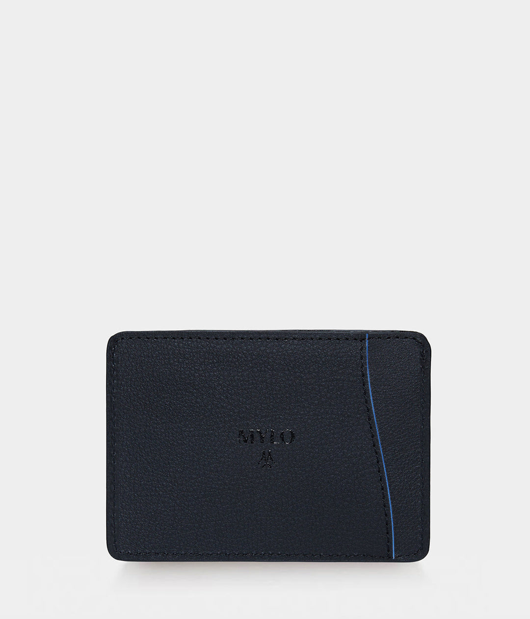 Grand porte-carte Mylo™️ bleu en mycélium, structure souterraine des champignons - éthique, écoresponsable, écologique, durable et sans cruauté