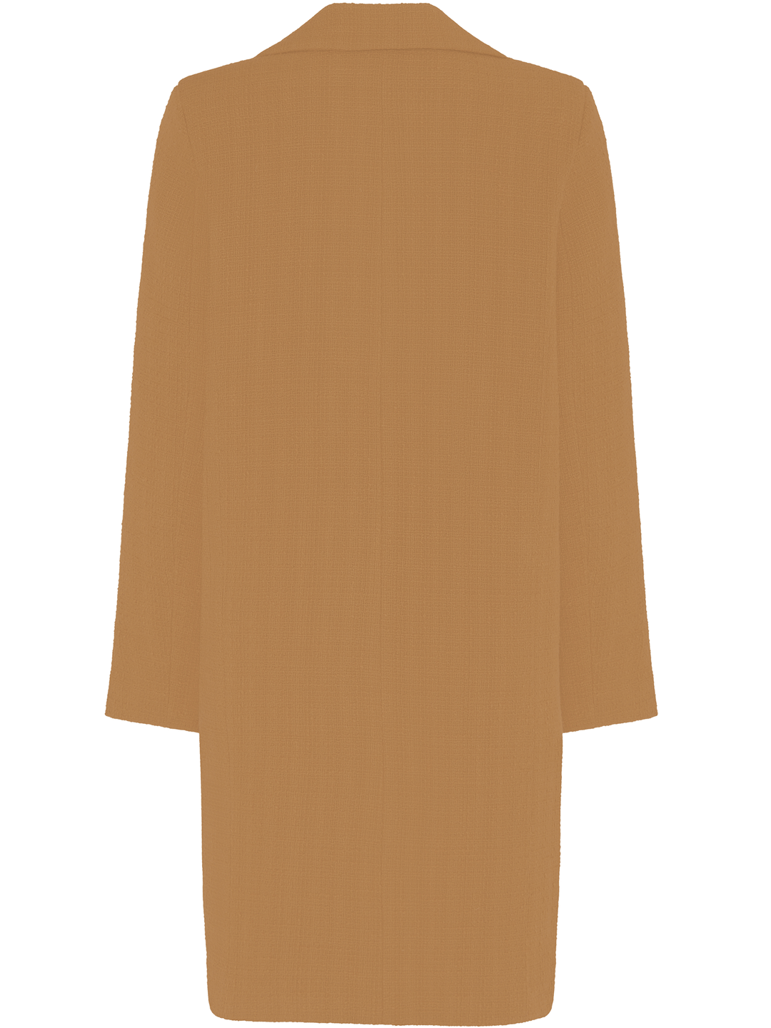 long manteau maron clair