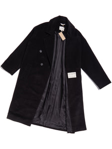 manteau noire éco responsable
