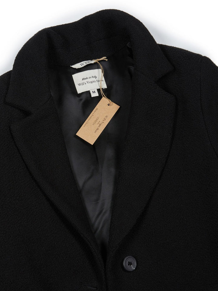 manteau noir femme