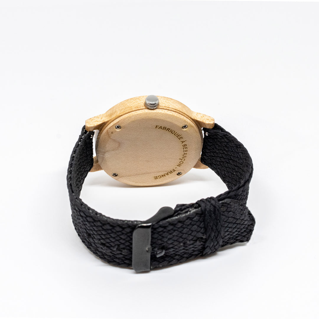 montre éthique bois