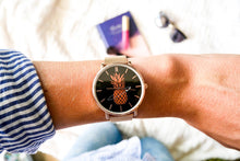 Charger l&#39;image dans la galerie, Montre acier inoxydable or rose
