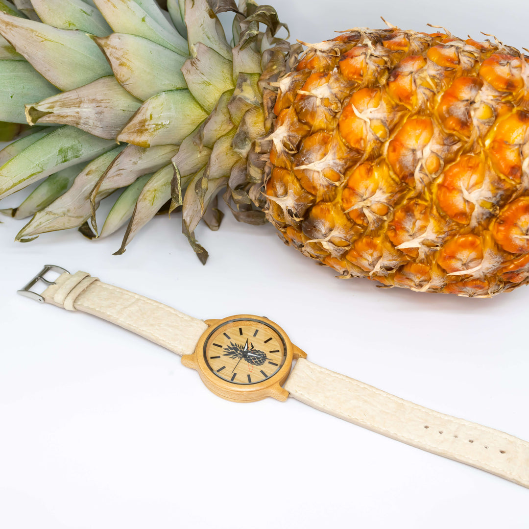 montre eco responsable bois pinatex