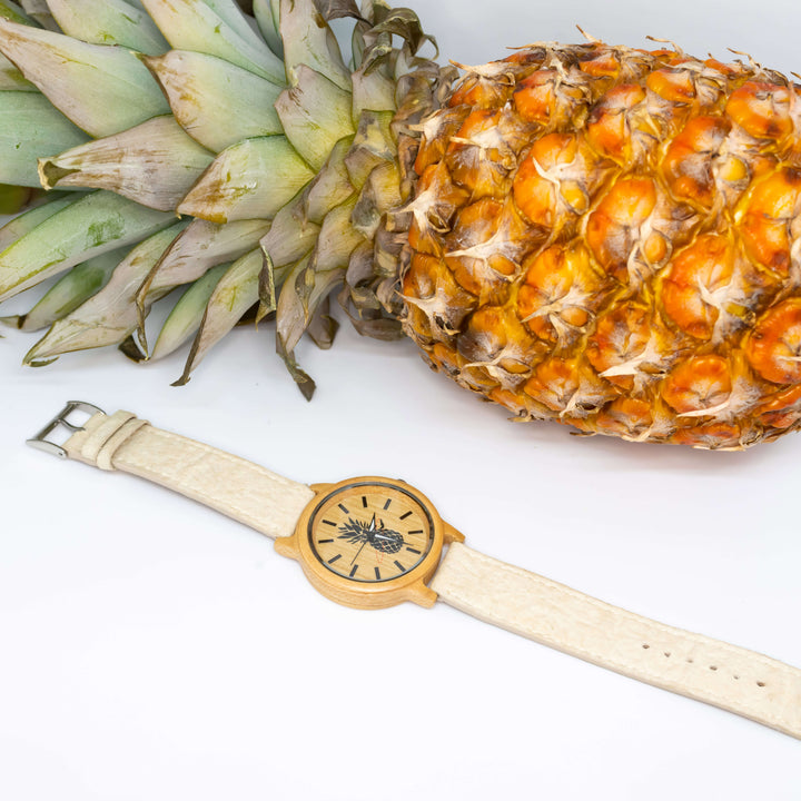 montre eco responsable bois pinatex