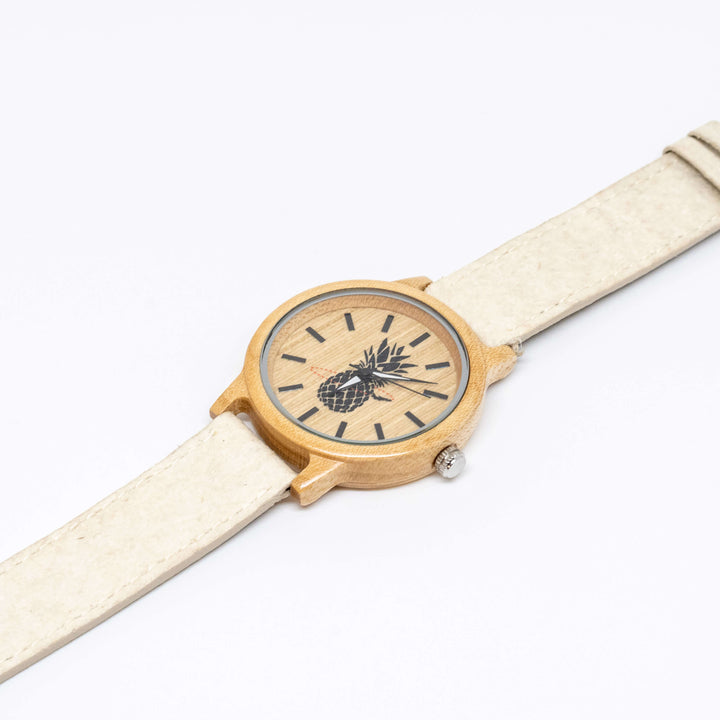 montre eco responsable bois pinatex
