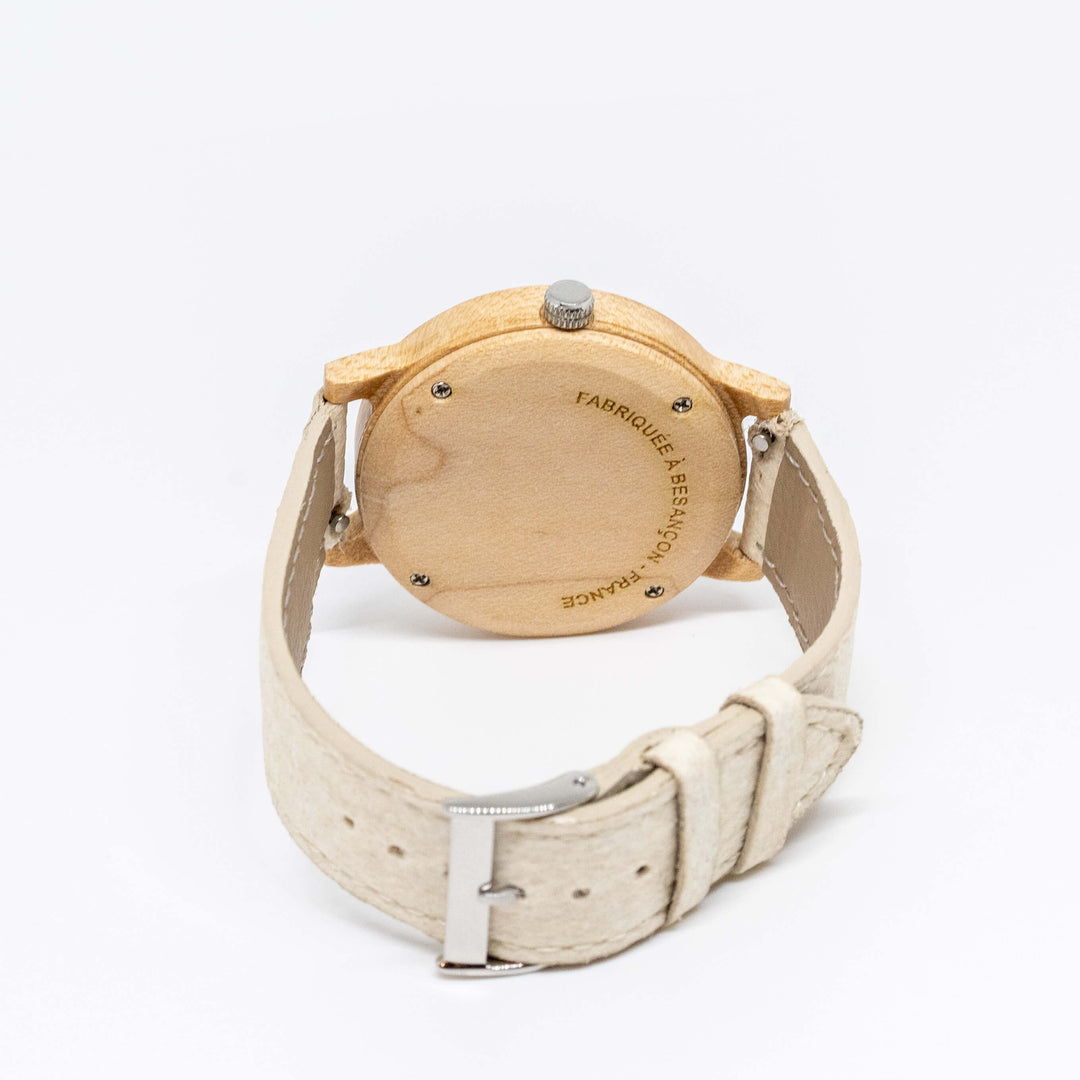 montre eco responsable bois pinatex