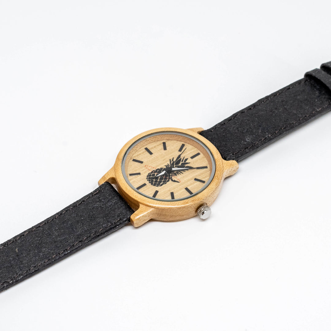 montre éthique bois