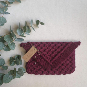 Pochette macramé