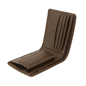portefeuille marron homme