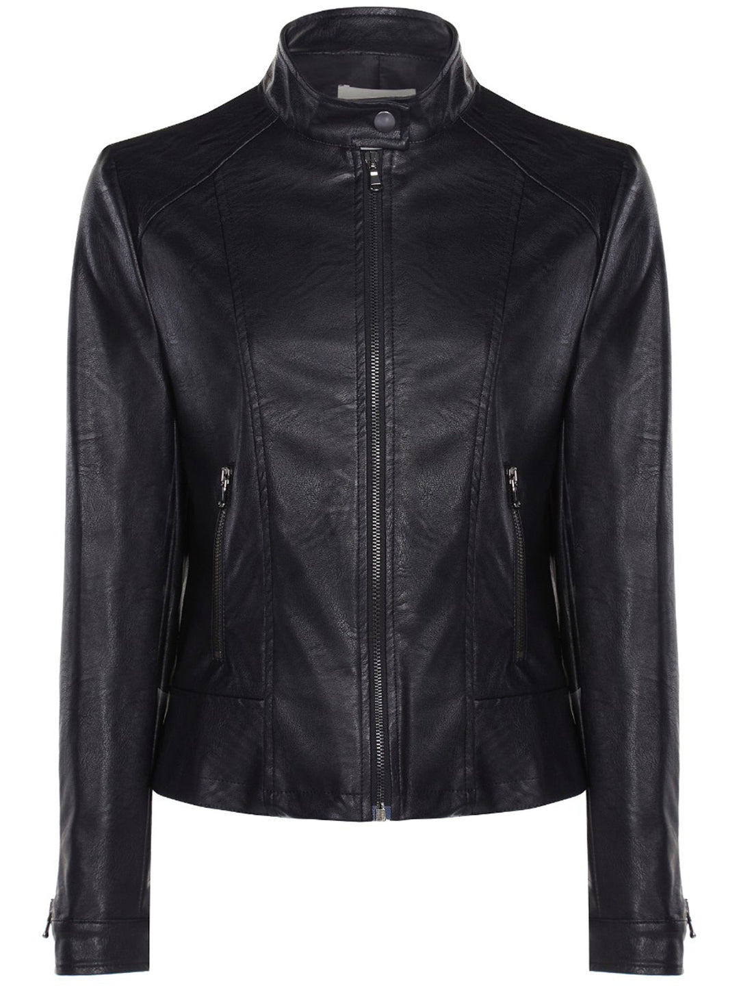 Racer Jackets in vegan leather black for men