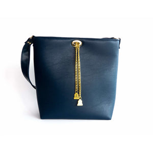Sac vegan elegant bleu