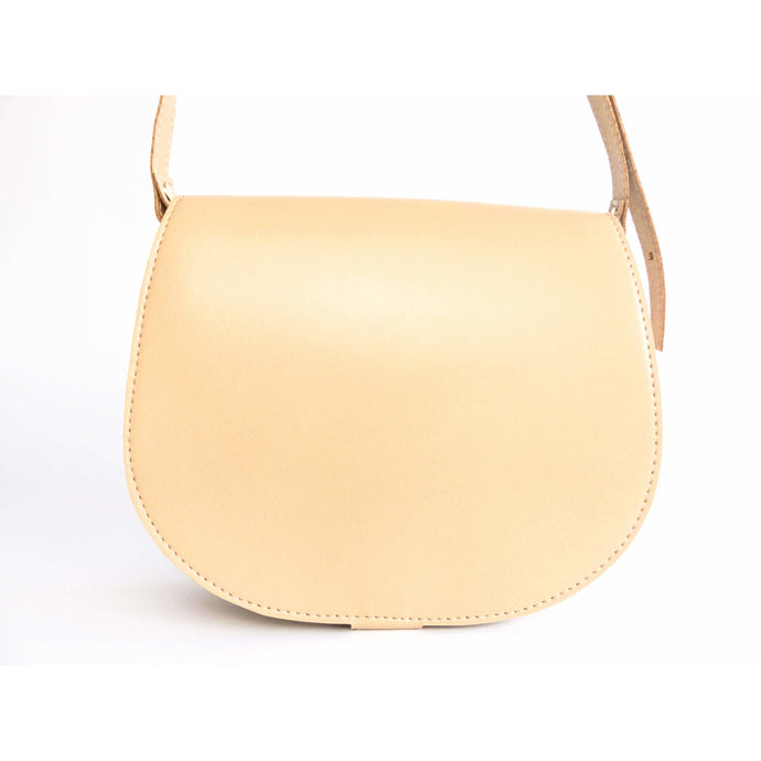 sac vegan beige en liege