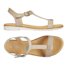 Load image into Gallery viewer, sandales beige eco responsable