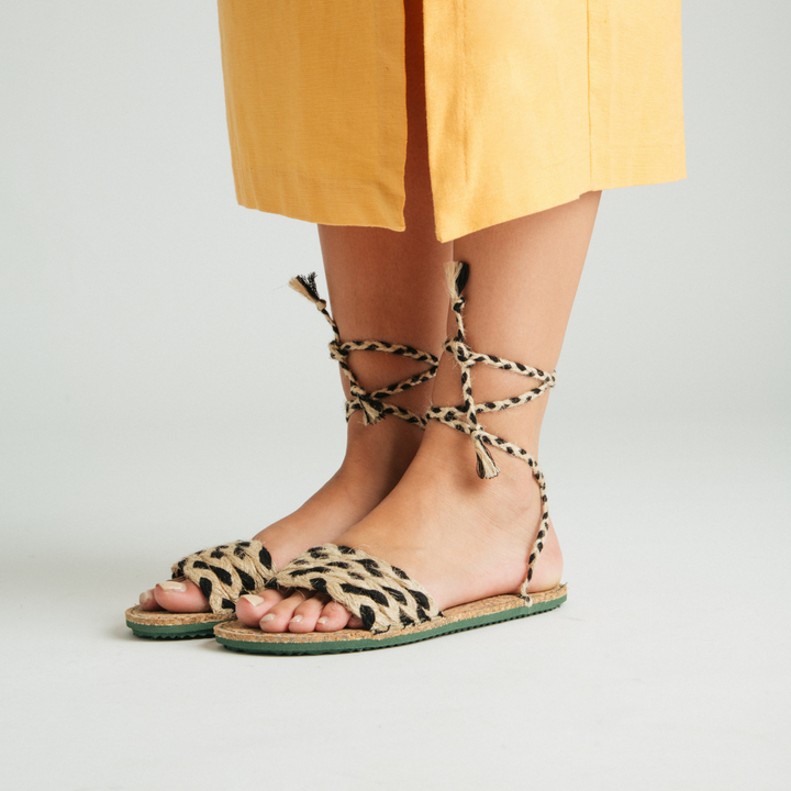 sandales écologiques pour femme en matières recyclées