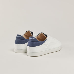 Sneakers femme after surf en raisin couleur blanc bleu en vue packshot de derrière