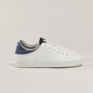 Sneakers femme after surf en raisin couleur blanc bleu en vue packshot de côté