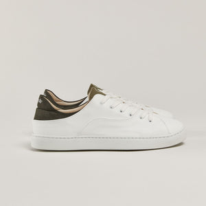 Sneakers femme after surf en raisin couleur blanc kaki en vue packshot de côté