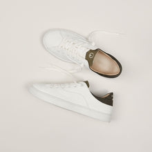 Charger l&#39;image dans la galerie, Sneakers femme after surf en raisin couleur blanc kaki en vue packshot de dessus
