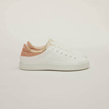 Charger l&#39;image dans la galerie, Baskets sneakers femme After Surf Raisin Blanc Terracotta, packshot vue profil