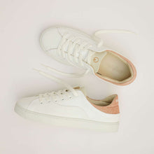 Load image into Gallery viewer, Baskets sneakers femme After Surf Raisin Blanc Terracotta, packshot vue dessus
