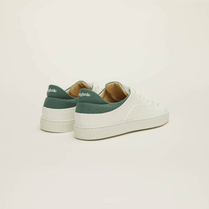 Sneakers pour homme after surf en raisin blanc couleur blanc canard en packshot en vue arrière