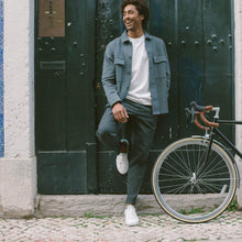 Charger l&#39;image dans la galerie, Sneakers pour homme after surf en raisin blanc couleur blanc canard en vue portée de plein pied